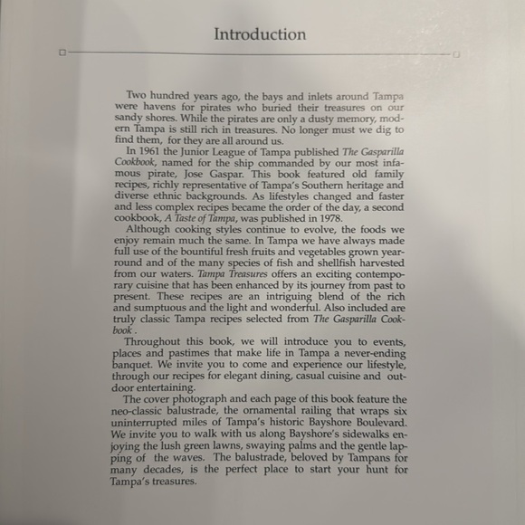 Vintage Tampa Florida Memorabilia, Tampa Treasures Cookbook from 1992, Hardcover - Picture 6 of 6